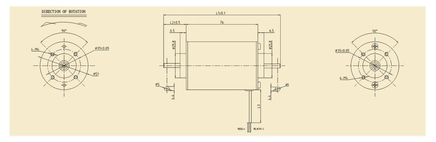 product-900-330 4896SA motor outline
