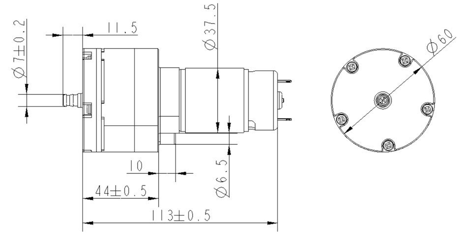 3601 pump outline